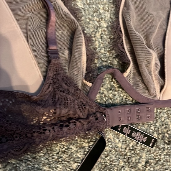 Victoria’s Secret Very Sexy Unlined Push-up Without padding Mauve lace Bra34C - Picture 9 of 11